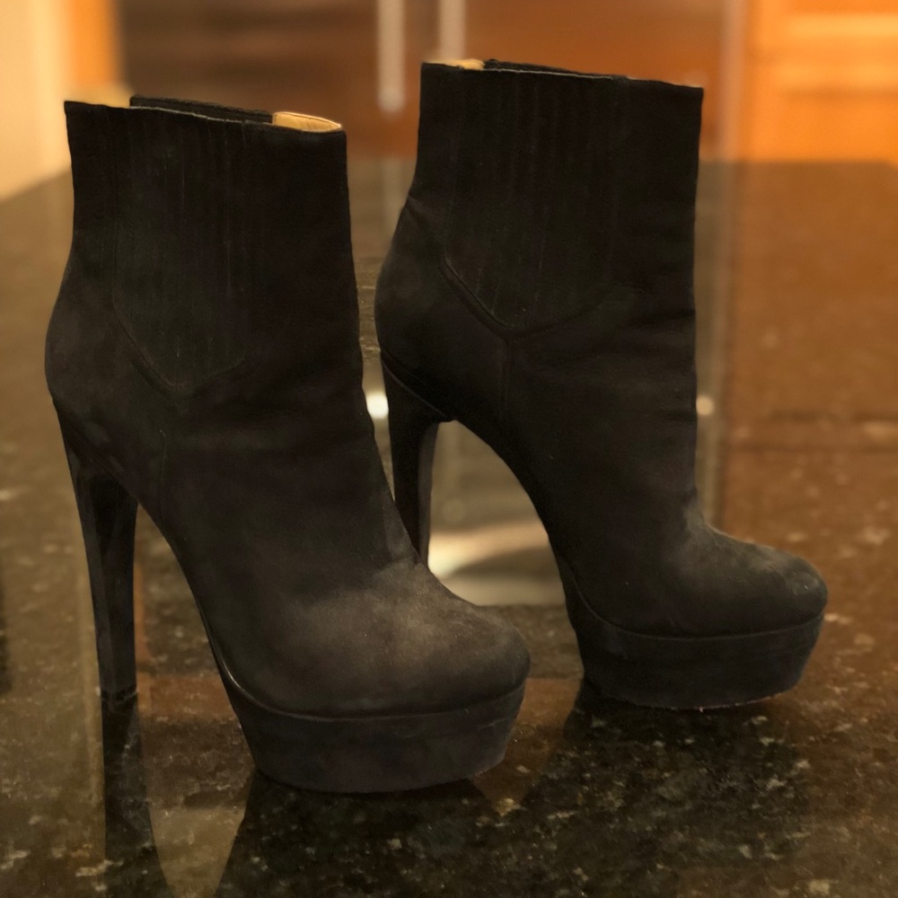 Rachel Zoe Aubrey platform boot bootie 9
